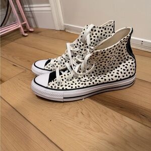 Converse Black and White High-Top Sneakers